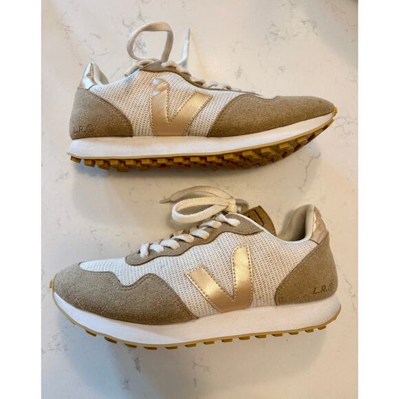 VEJA Brown, Tan, Gold, Cream Sustainable SDU Rec Sneakers- Size US 7, EU 38 - Picture 3 of 7